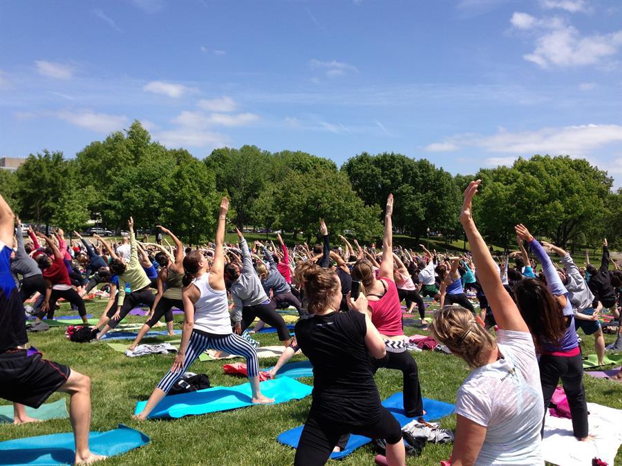 Yoga on the Mall - DC - 2013